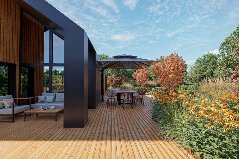 Portfolio02 Nowoczesny dom od frontu